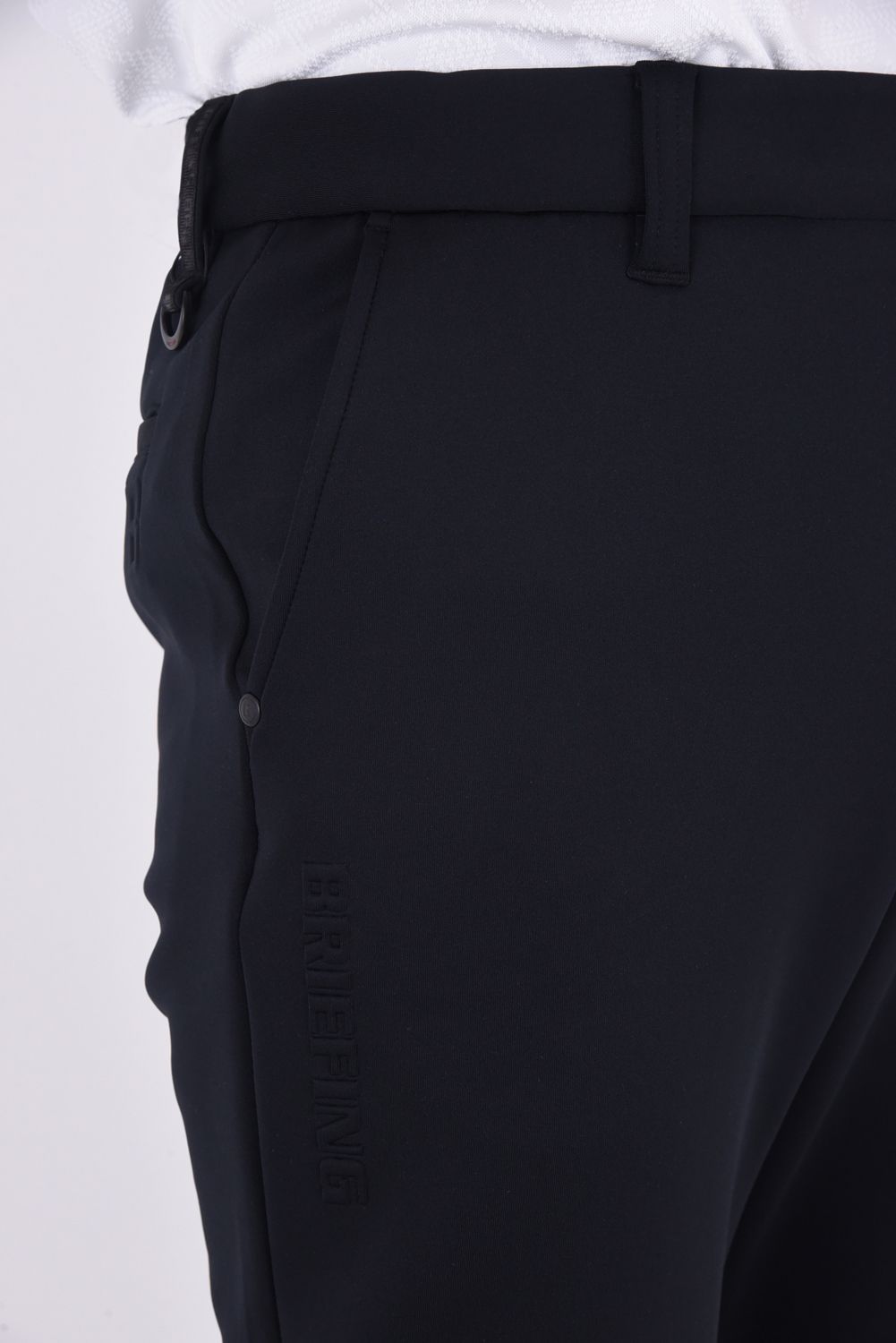 【26SS】 MEN'S 3D LOGO JOGGER PANTS / 3Dエンボスロゴ ストレッチジャージ ジョガーパンツ (ブラック)