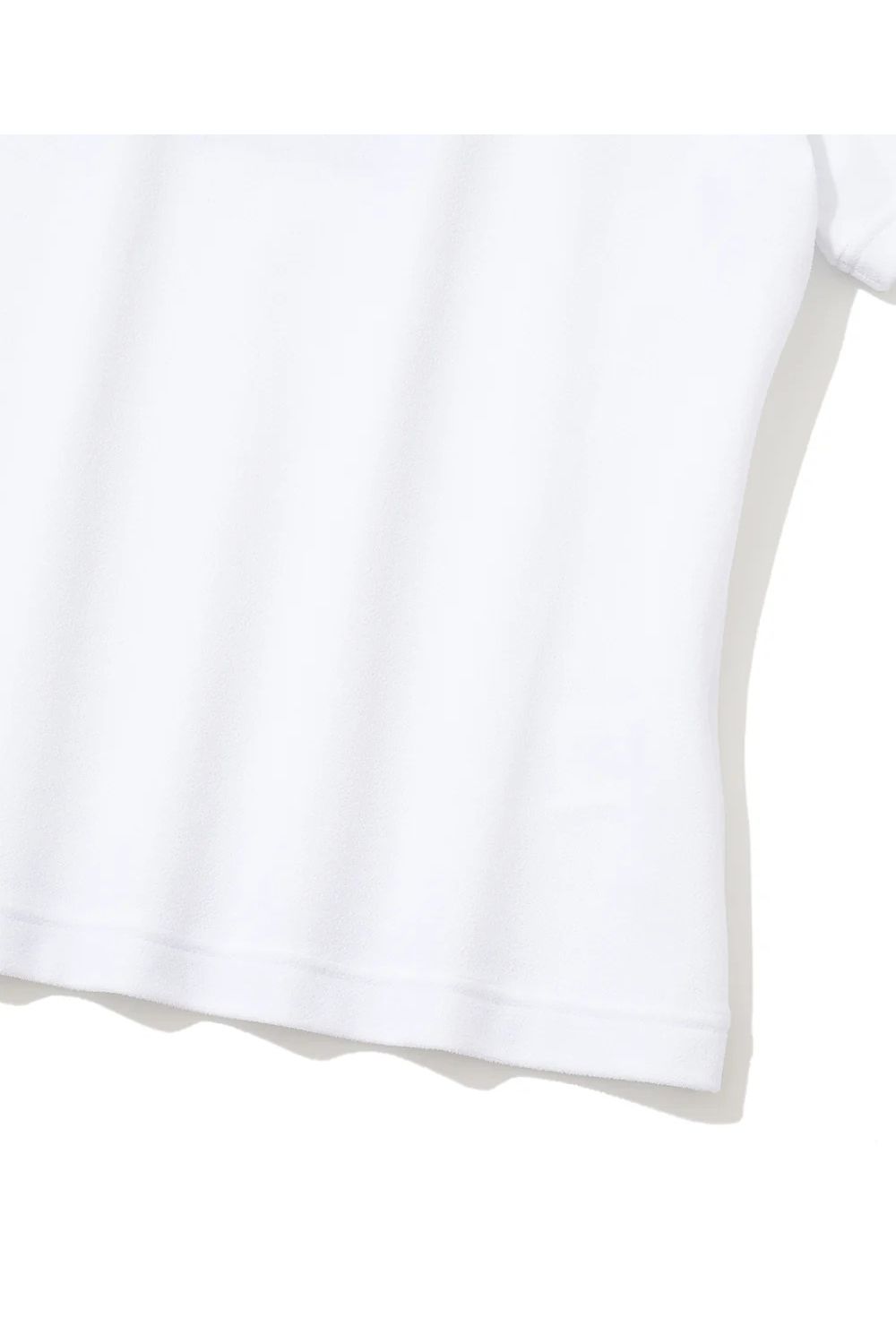 【26SS】【レディース】 STELA COOLTOUCH MOCK TEE / ナイロンパイル生地 バックロゴ モックネックTシャツ (ホワイト)