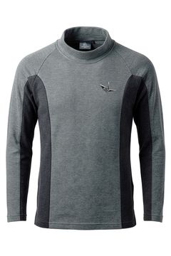 【26AW】 Side Panel Mock NeckLong Sleeve / サイド パネル モックネック (グレー) (10月入荷予定)