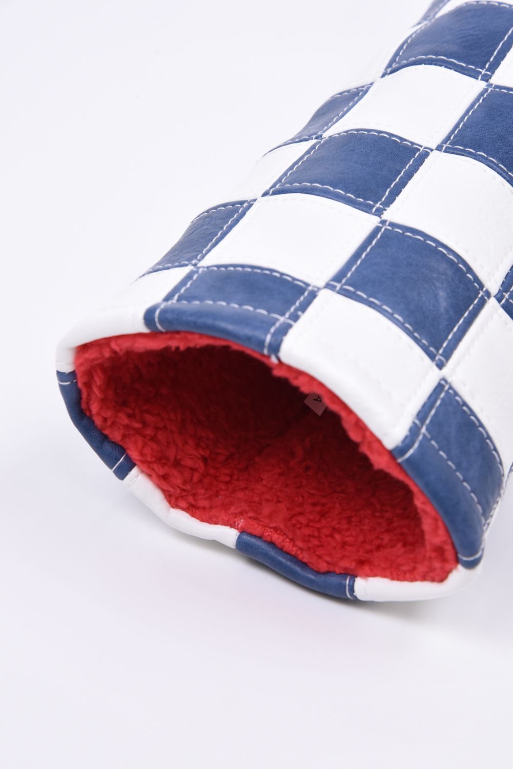 【26AW】【CAPSULE COLLECTION】 CHECKERED FAIRWAY BARREL COVER / チェッカー柄 バレル型 フェアウェイウッドカバー (ブルー)