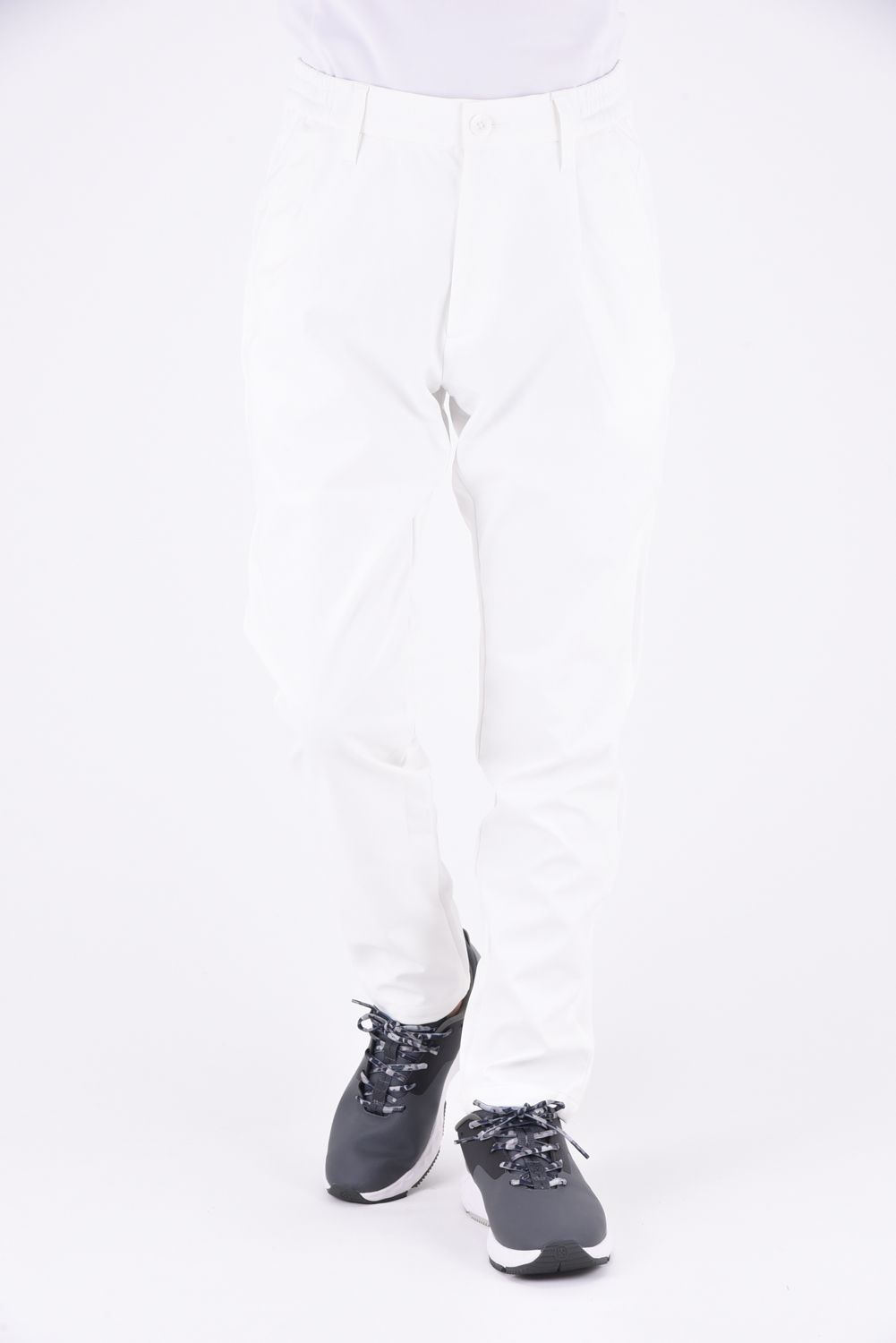 WINDPROOF LOGO SLACKS / ウインドウプローフ スラックスパンツ (ホワイト)
