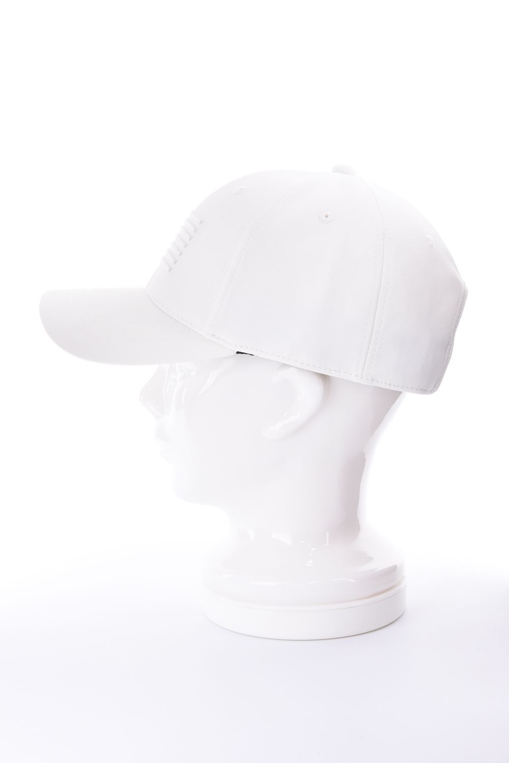 【26AW】 MEN’S BG FLAG CAP / フラッグモチーフ刺繍 キャップ (ホワイト)