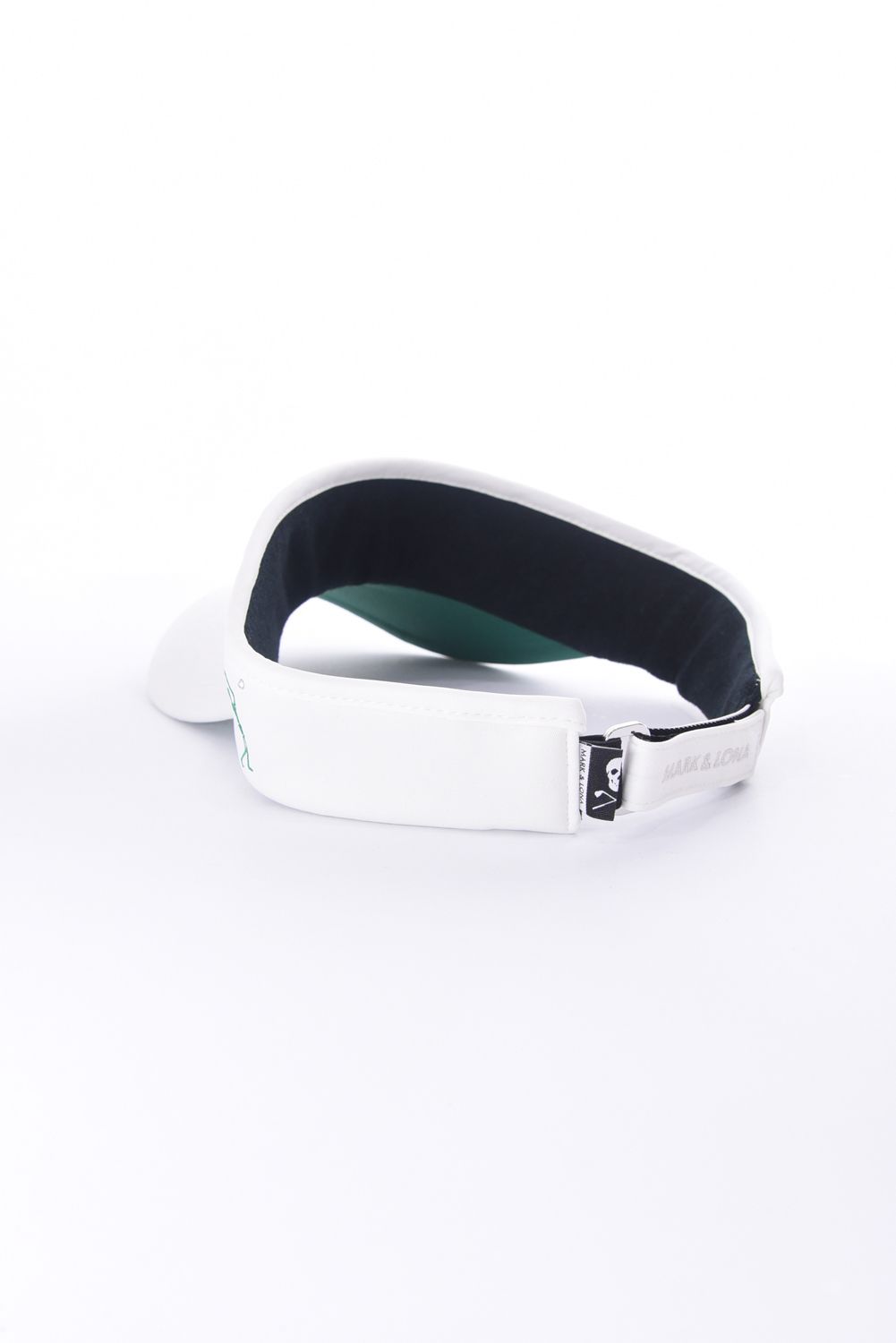 【26SS】 IRON SKULL CRYSTAL ACCENT VISOR / アイアンスカル ブランドロゴ刺繍 サンバイザー (アイボリー)