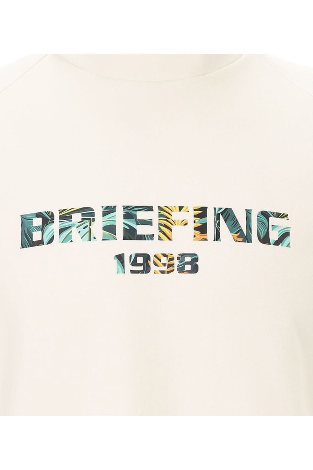【26SS】 CR MS BOTANICAL LOGO HIGHNECK RF / ボタニカルロゴ モックネックTシャツ (アイボリー)