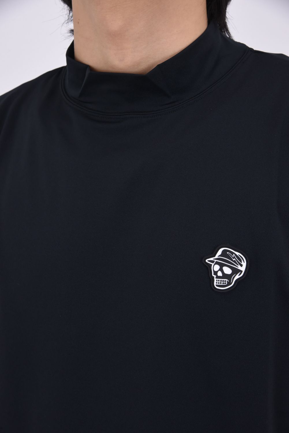 【26SS】 DVG MOCK TEE / モックネック Tシャツ (ブラック)