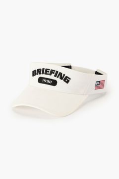 【26AW】 MEN’S COLLEGE LOGO VISOR / カレッジロゴ刺繍 サンバイザー (ホワイト)