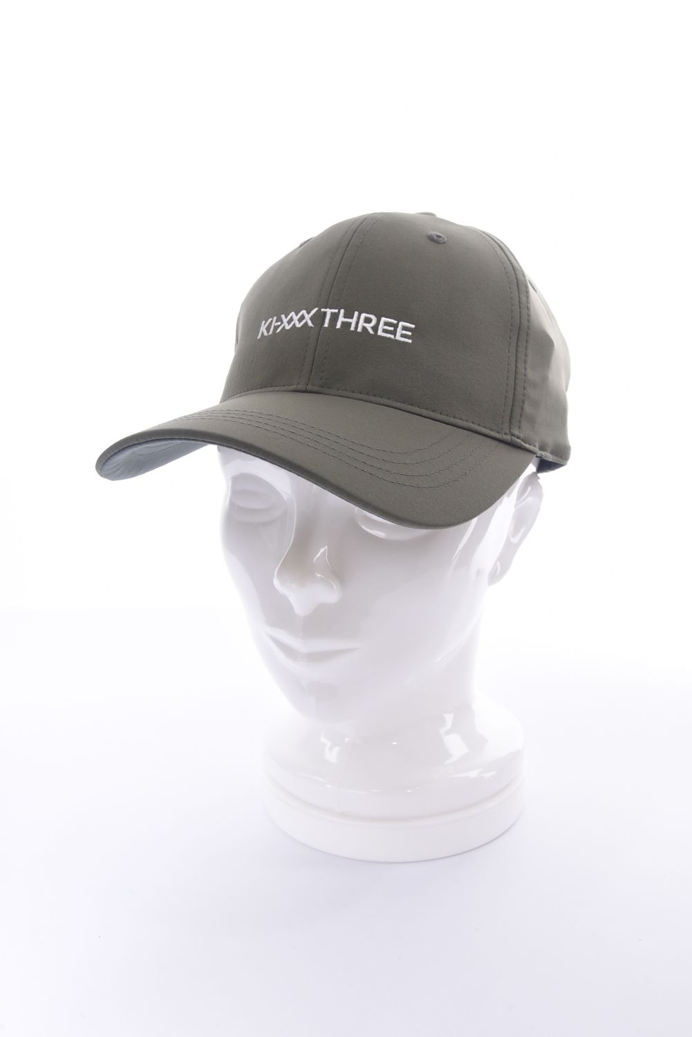 LOGO CAP / ロゴ刺繡 ベースボールキャップ (カーキ)