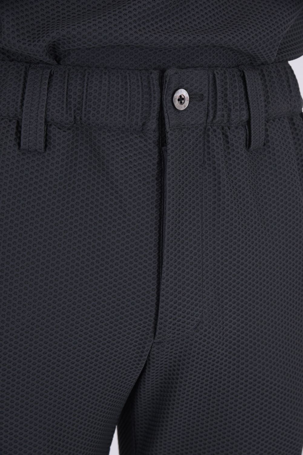 【26SS】 DRY WAFFLE SWITCH TAPERD PANTS / ドライワッフル サイド切り替え テーパードパンツ (チャコールグレー)
