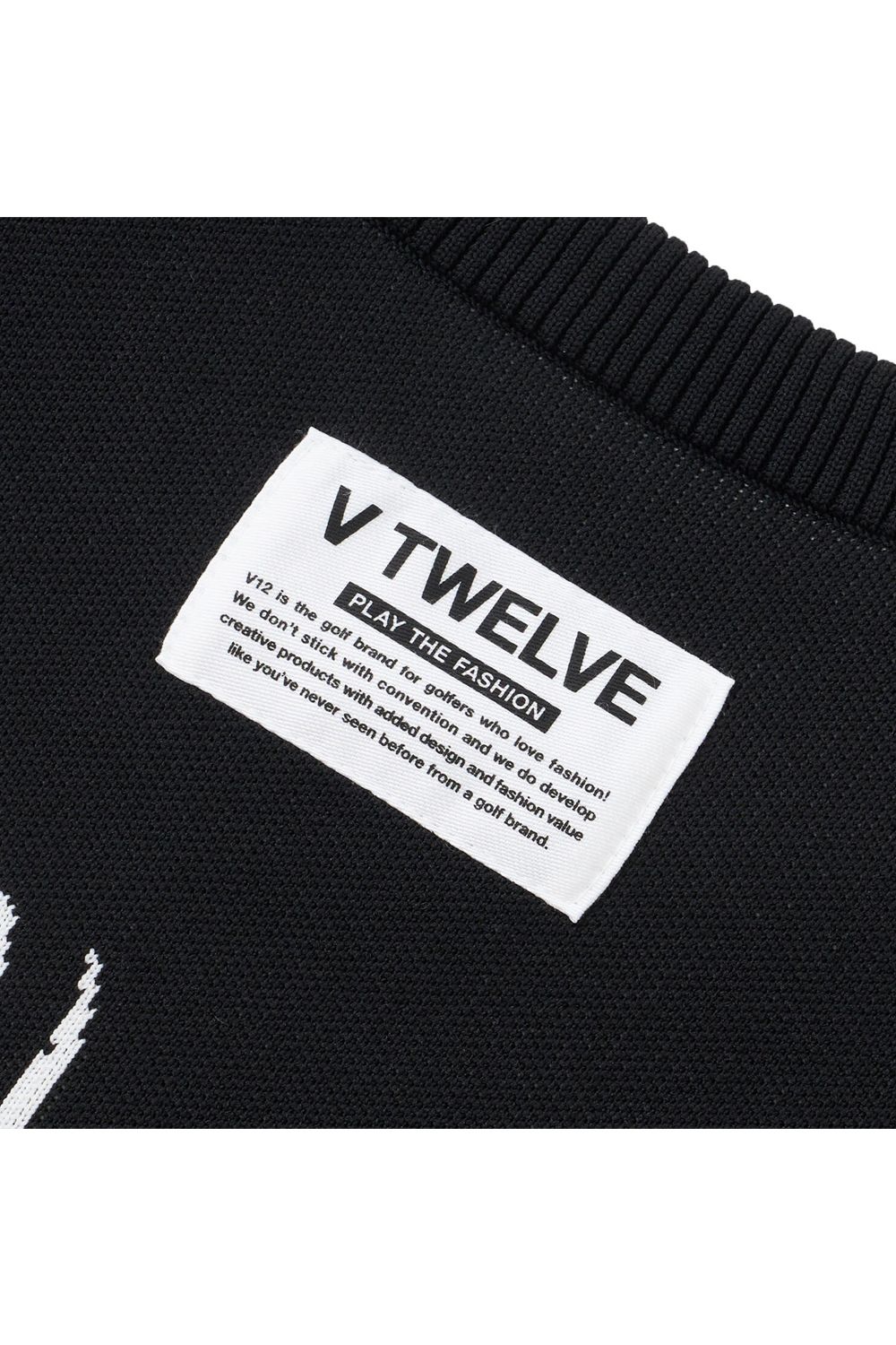 【26AW】【レディース】 BIG HICKY KNIT / ビッグロゴ 防風裏地付き クルーネックニット (ブラック)