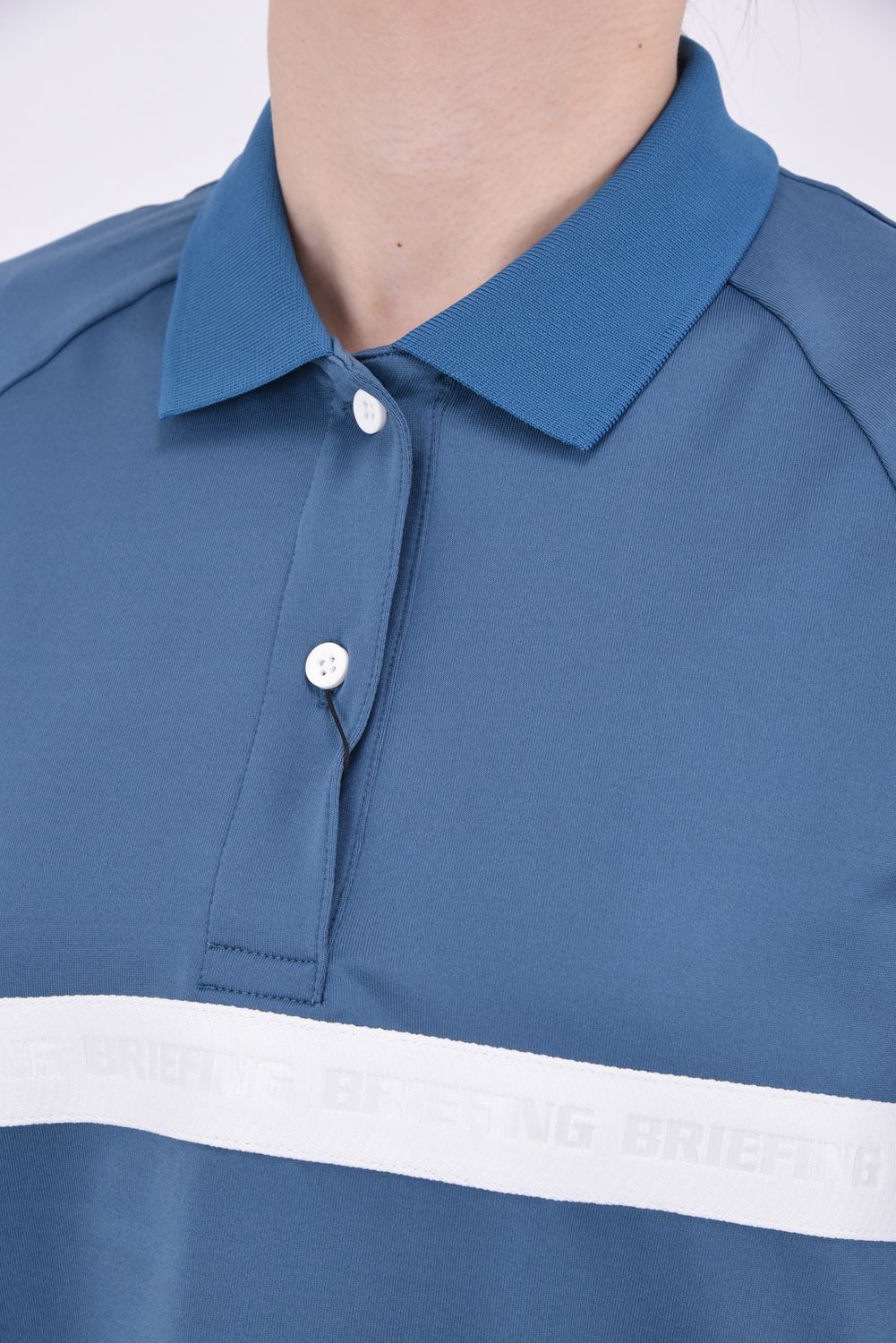 BRIEFING - 【レディース】 WOMENS SLEEVE LOGO POLO RELAXED