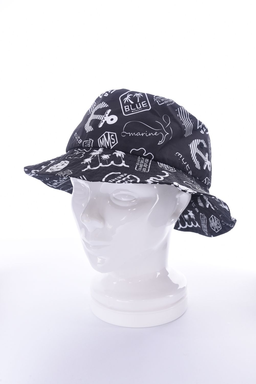 muta - WHOLE PATTERN BUCKET HAT / ランダムロゴ バケットハット 