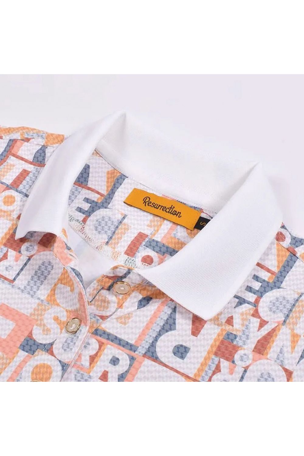 【26SS】【レディース】 JUNCTION POLO / 総柄プリント ポロシャツ (デイタイムジャンクション)*