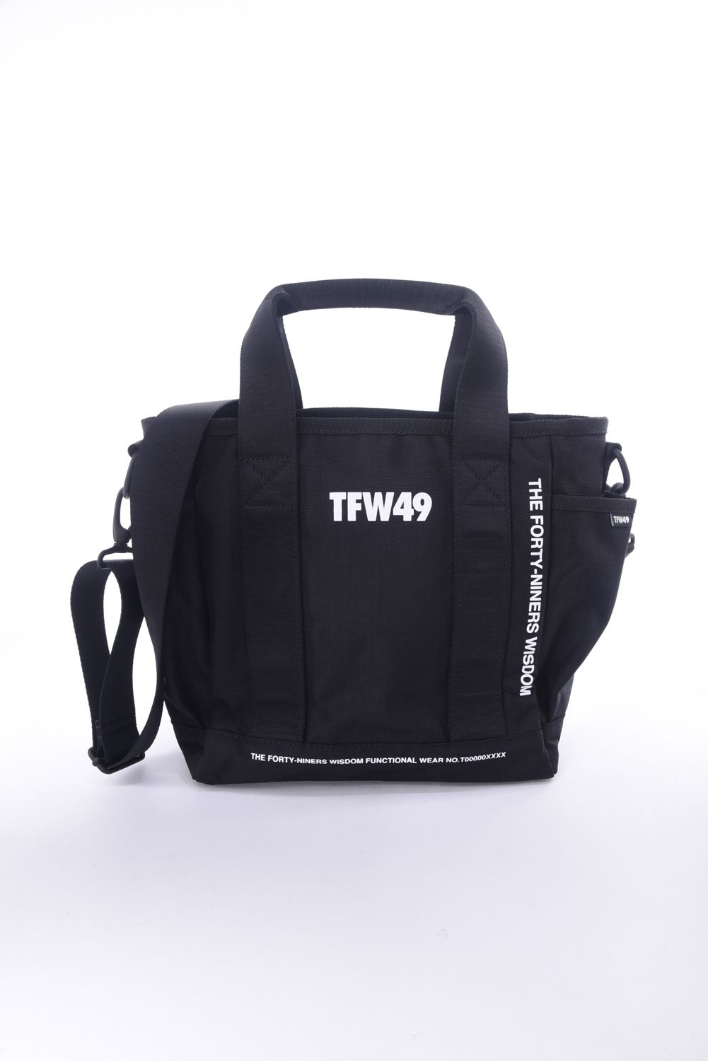 NYLON TOTE BAG SMALL / ナイロン トートバッグ スモール (ブラック)