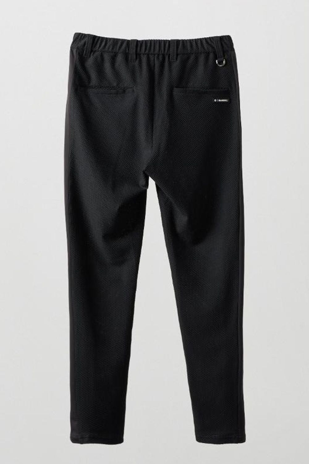 【26SS】 DRY WAFFLE SWITCH TAPERD PANTS / ドライワッフル サイド切り替え テーパードパンツ (ブラック)