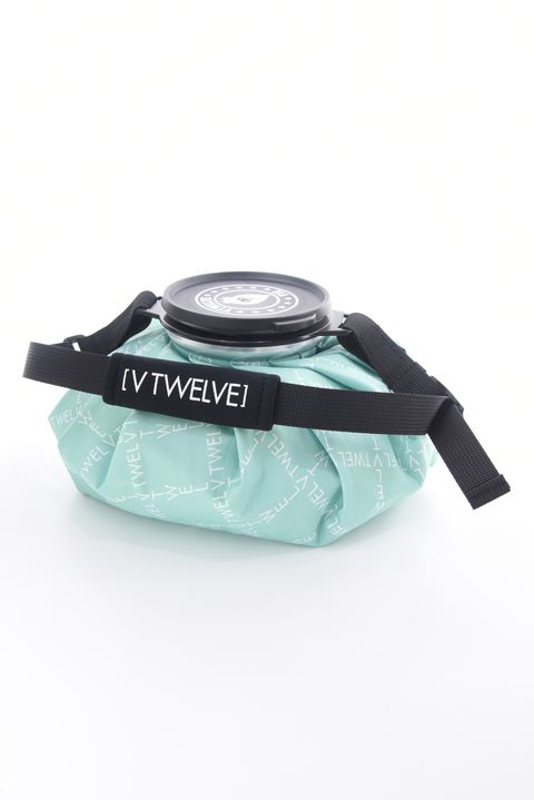 【26SS】 TYPO GRID ICE BAG / ブランドロゴ総柄 アイスバッグ (ターコイズ)