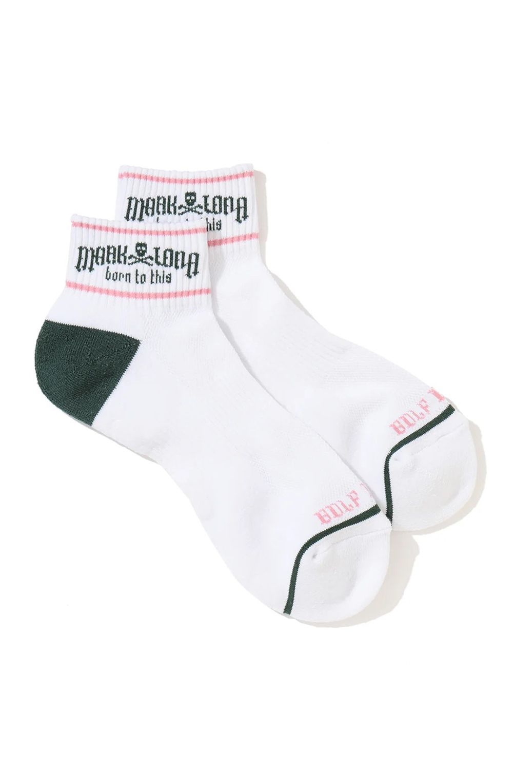 【26AW】 FRACTUR SHORT SOCKS / ブラックレターフォントロゴ ショートソックス (グリーン)