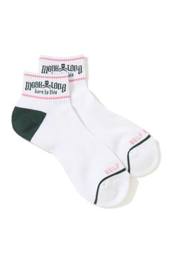 【26AW】 FRACTUR SHORT SOCKS / ブラックレターフォントロゴ ショートソックス (グリーン)