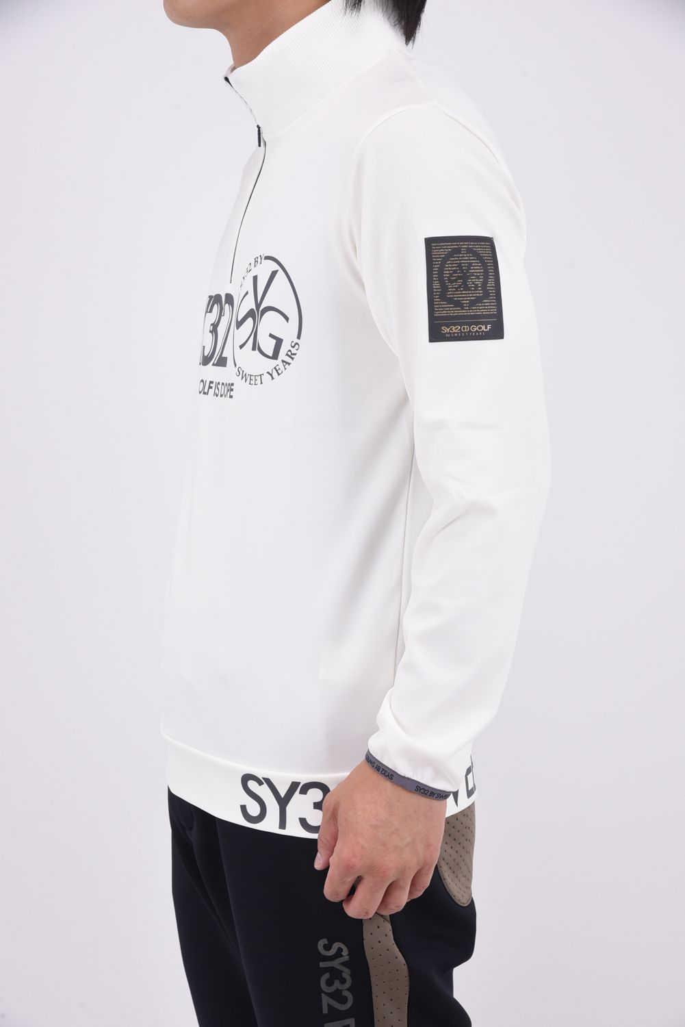 【25AW】 MAT NEO PRENE PULL ZIP SWEAT / ハーフジップ スウェット (ホワイト)