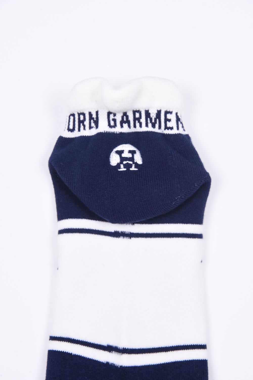 THE PALM CUSHION SOCKS / ヤシの木ロゴ アングルソックス ネイビー