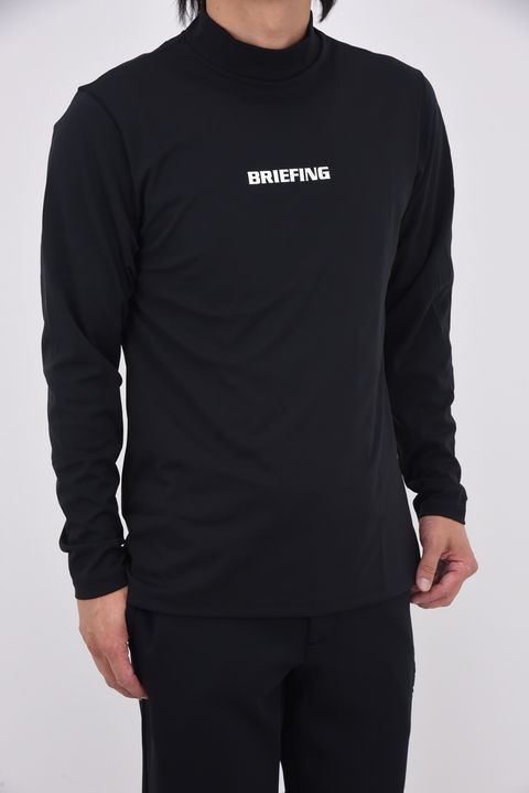 【25AW】MEN'S TOUR LS HIGHNECK / ロングスリーブ モックネック (ブラック)