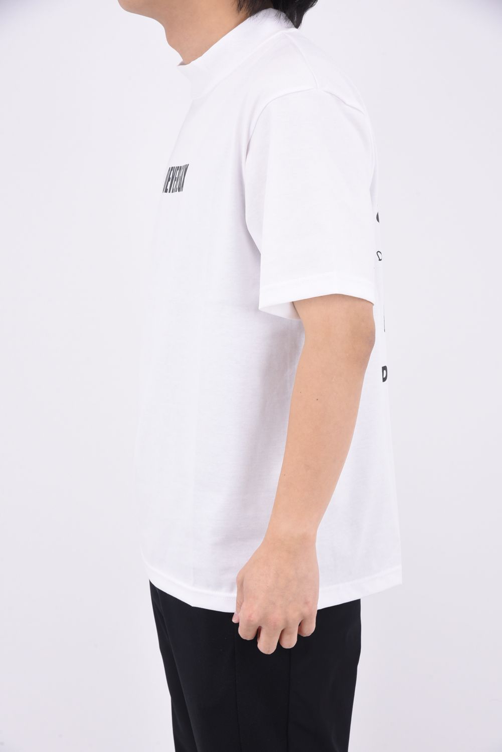 【25SS】 LOGO ASSORTED MOCK TEE / ロゴプリント モックネック (ホワイト)