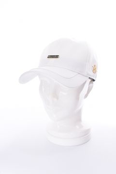 HYBRID 2TONE CAP / 異素材切り替え ツートーンキャップ (ホワイト)