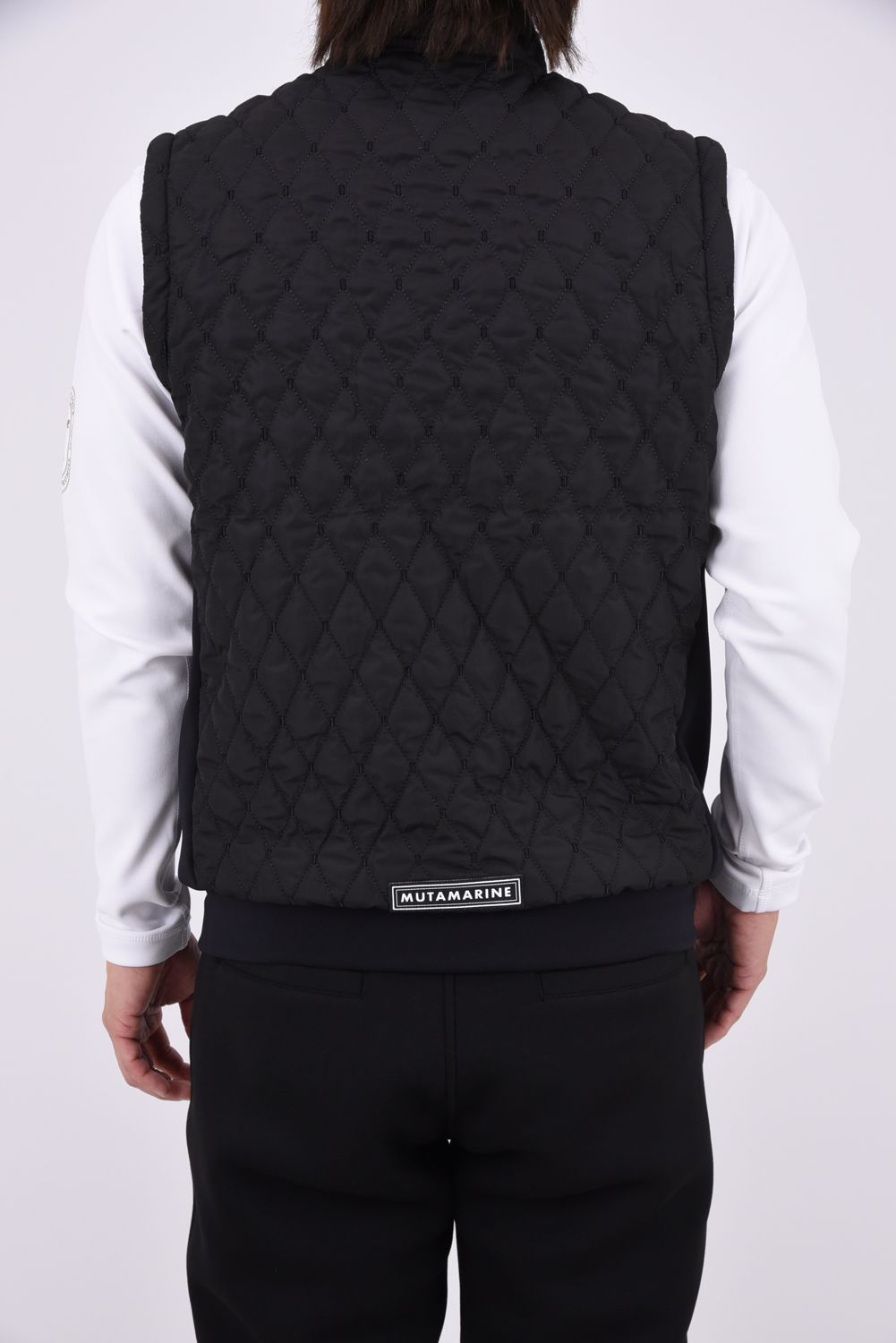 【26AW】 BLOUSON / ダイヤキルティング スリーブデタッチャブル 2WAYブルゾン&ベスト (ブラック)