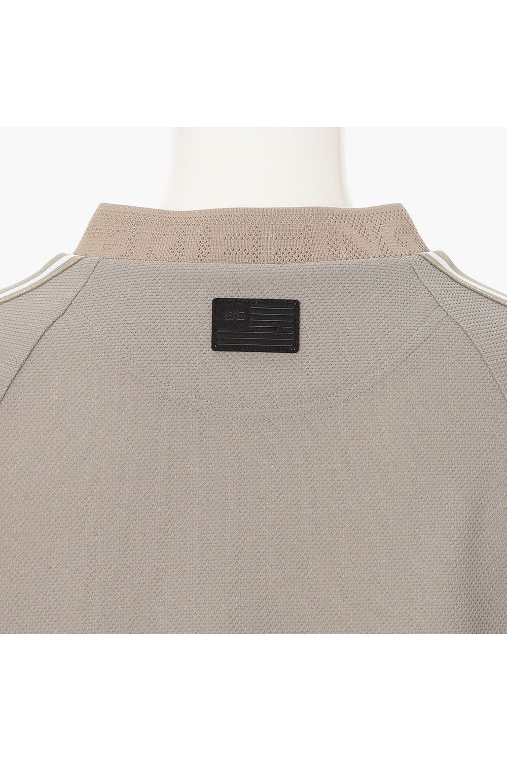 【26SS】【レディース】 WOMEN’S LINE HIGHNECK RF / カノコ生地 ラインロゴテープ リラックスフィット モックネックTシャツ (ライトブラウン)