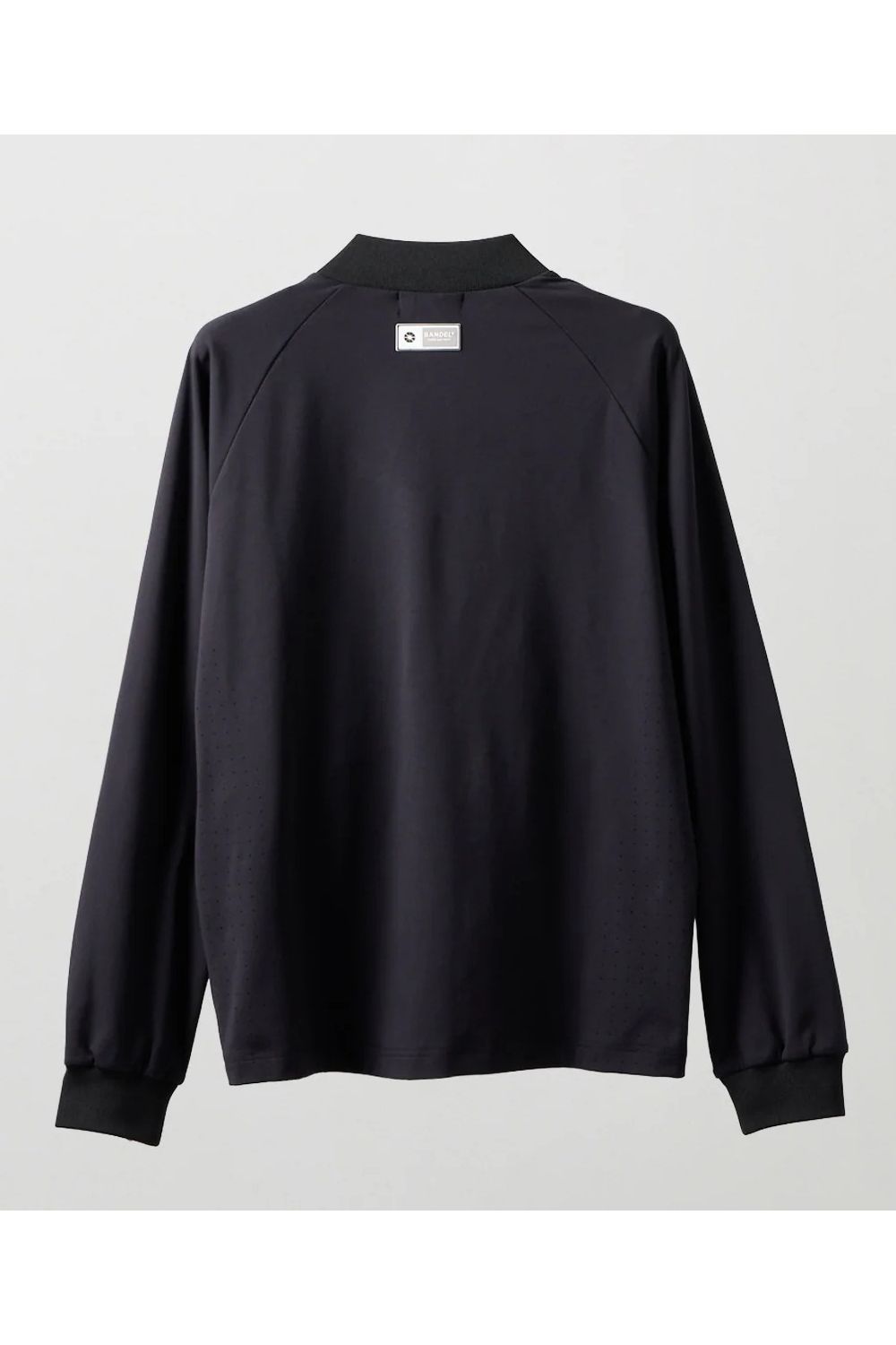 【26SS】 BASEBALL COLLAR BLOUSON / 微起毛素材 ベースボールカラー ジップアップブルゾン (ブラック)