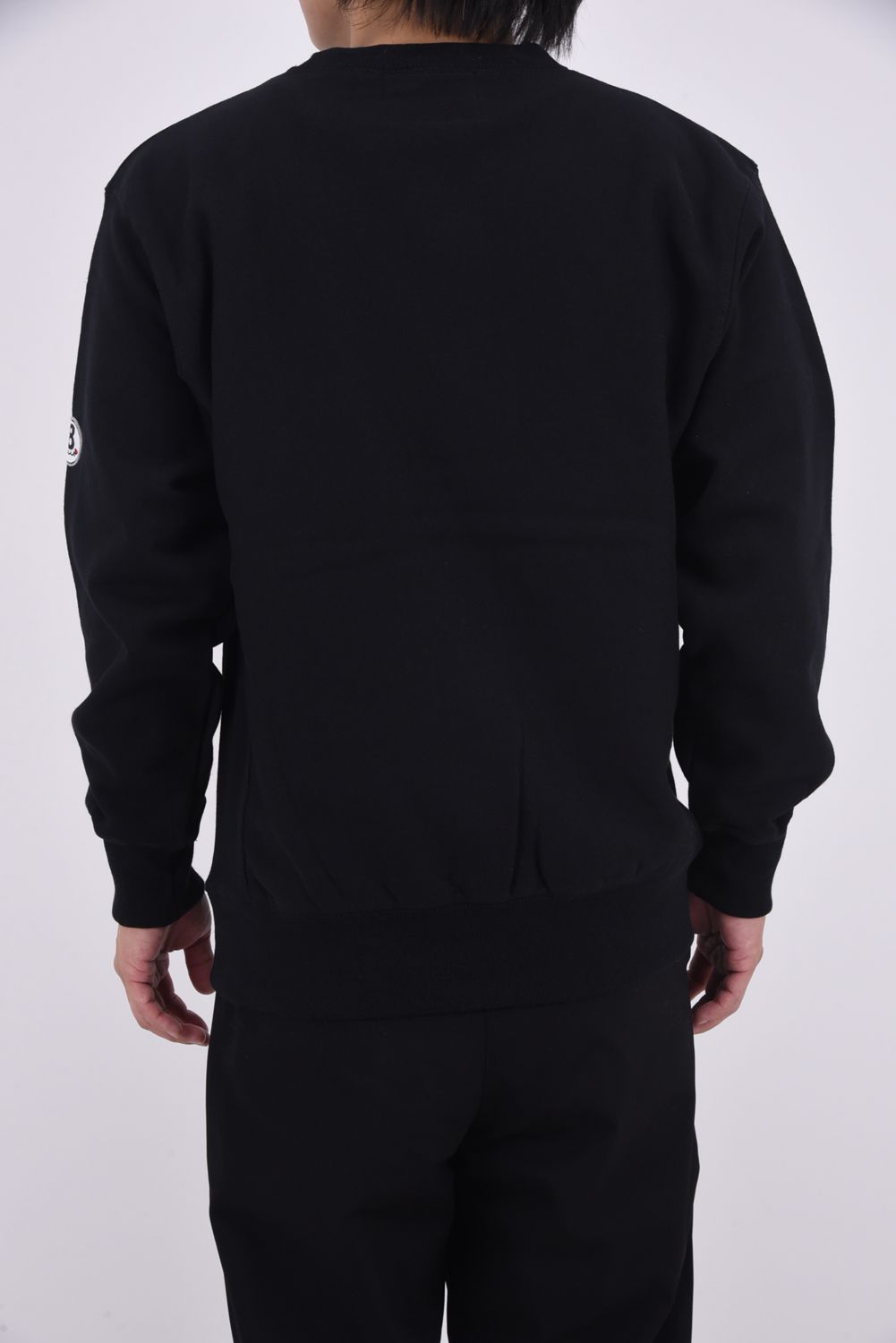 【25AW】 ACANTHUS * MUTA MARINE SWEET LOGO CREWNECK SWEATSHIRTS / ヘビーウェイト 裏起毛 ハートロゴ クルーネックスウェット (ブラック)