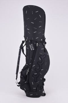 【銀行振込・代金引換不可】【返品・交換不可】 CADDY BAG / パンチング 総柄刺繍 キャディバッグ (ブラック)