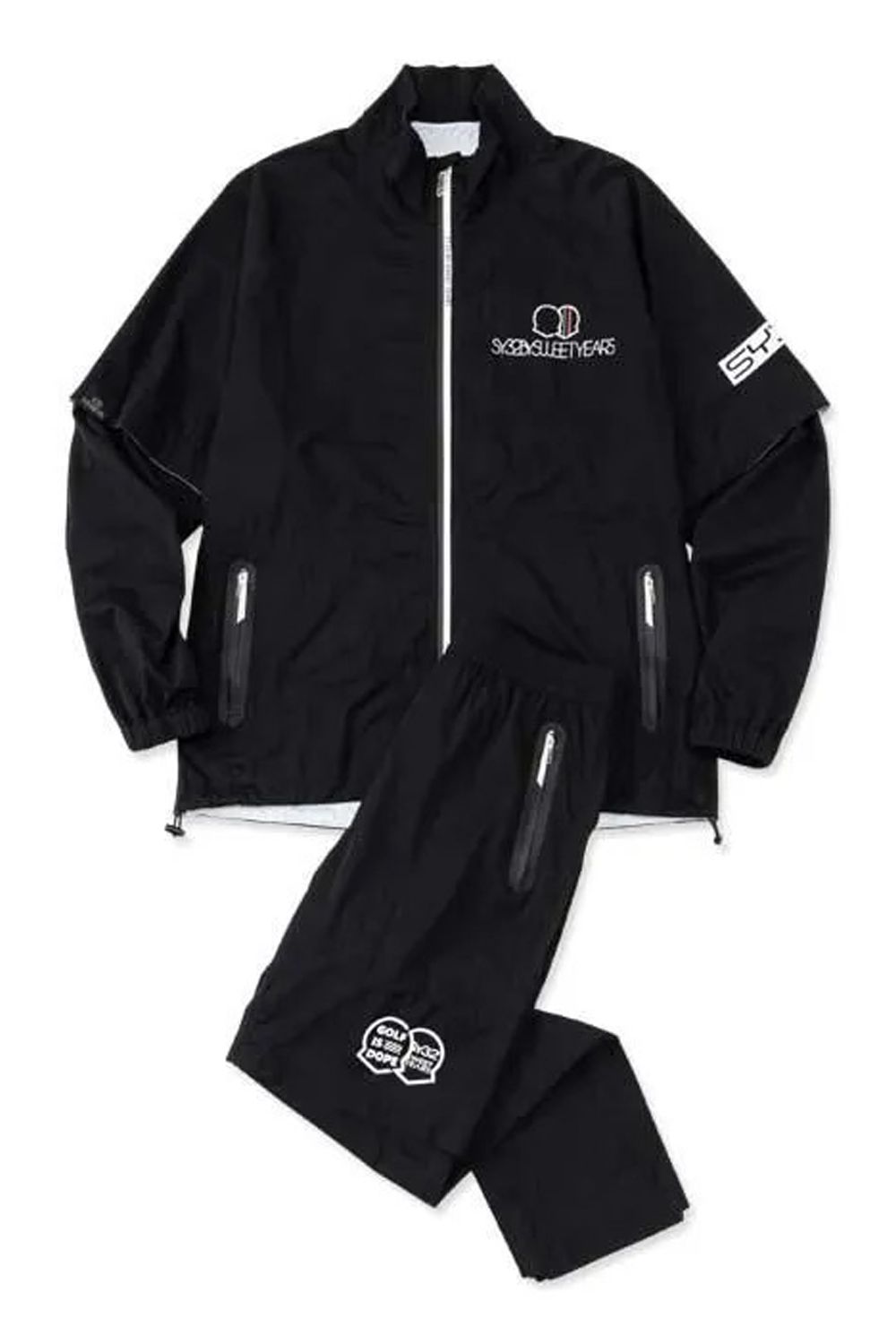 【26SS】【セットアップ】 25L RAIN SET UP / ハイストレッチ 2WAYレインジャケット&パンツ (ブラック)