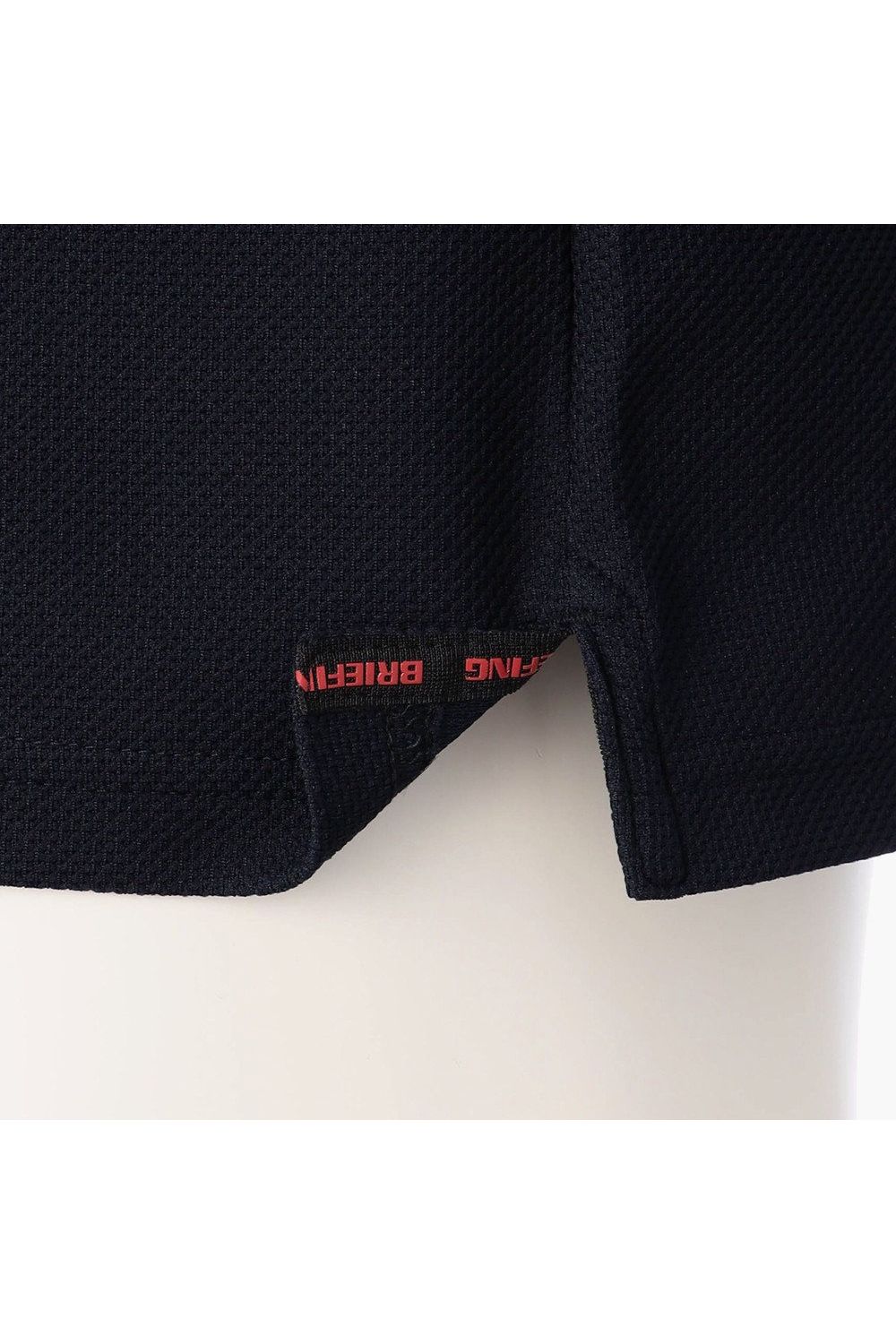 【26AW】 MEN’S BASIC LS POLO / ベーシック ブランドロゴ 長袖ポロシャツ (ネイビー)