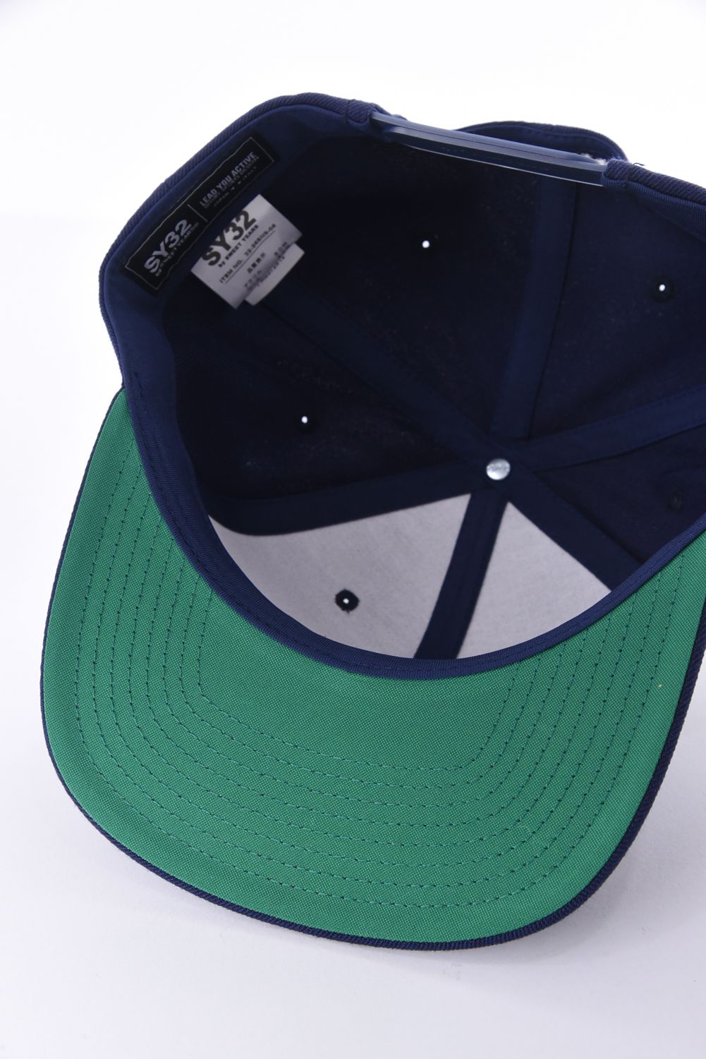 【26SS】 HEART MIX LOGO SNAPBACK CAP / ブランドロゴ刺繍 スナップバック フラットキャップ (ネイビー)