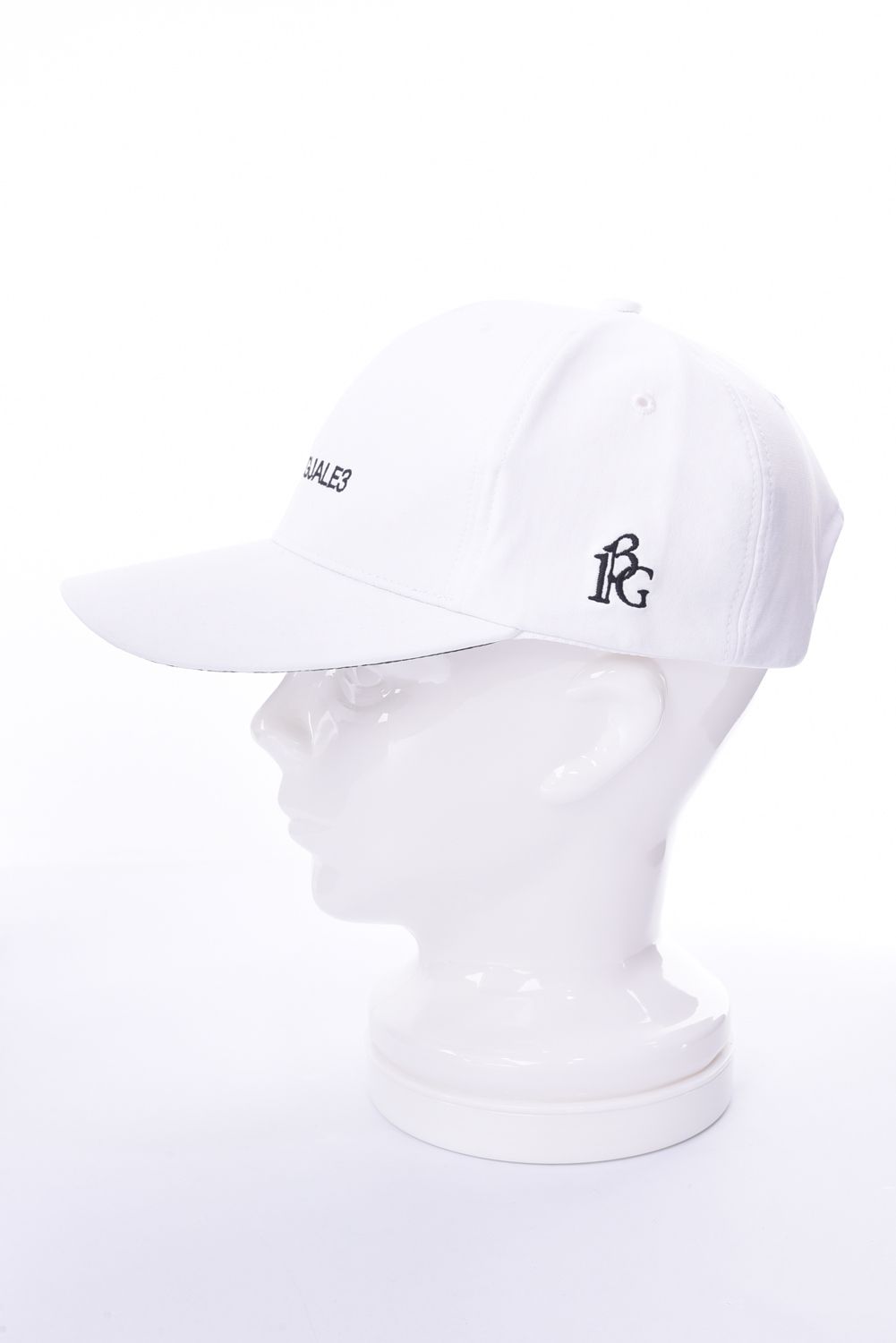 FLAT CAP / ツバ裏ロゴ フラットキャップ ホワイト