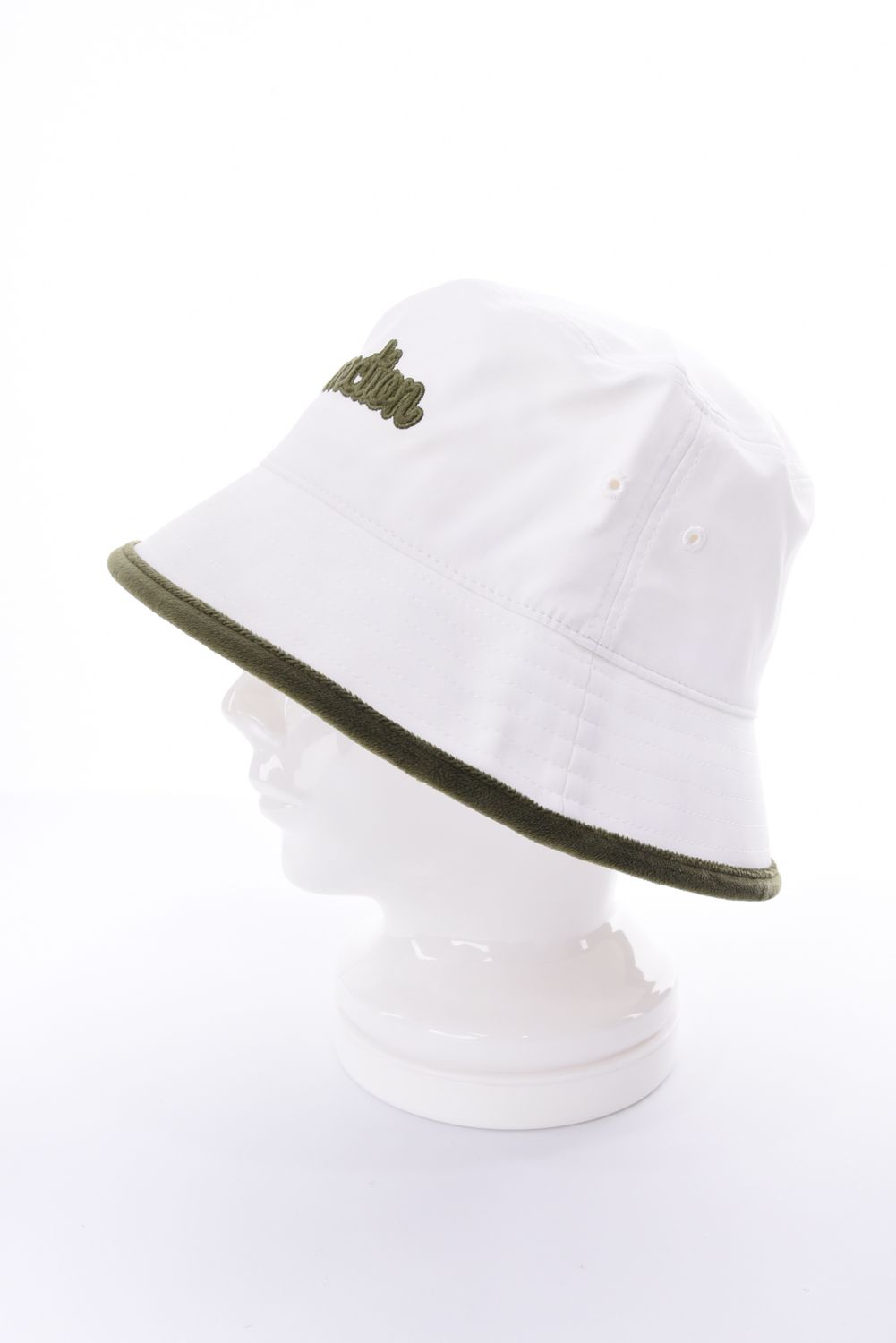 【26AW】 VELOUR BRIM BUCKET HAT / ベロアブリム バケットハット (ホワイト)