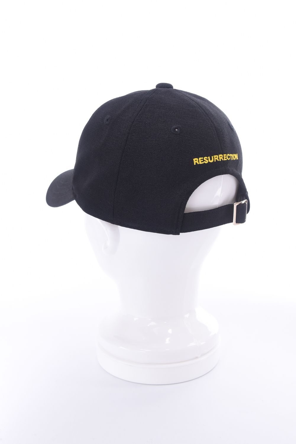 【26SS】 FIVE CONSECUTIVE CAP / リネンライク RRロゴ刺繍 キャップ (ブラック)