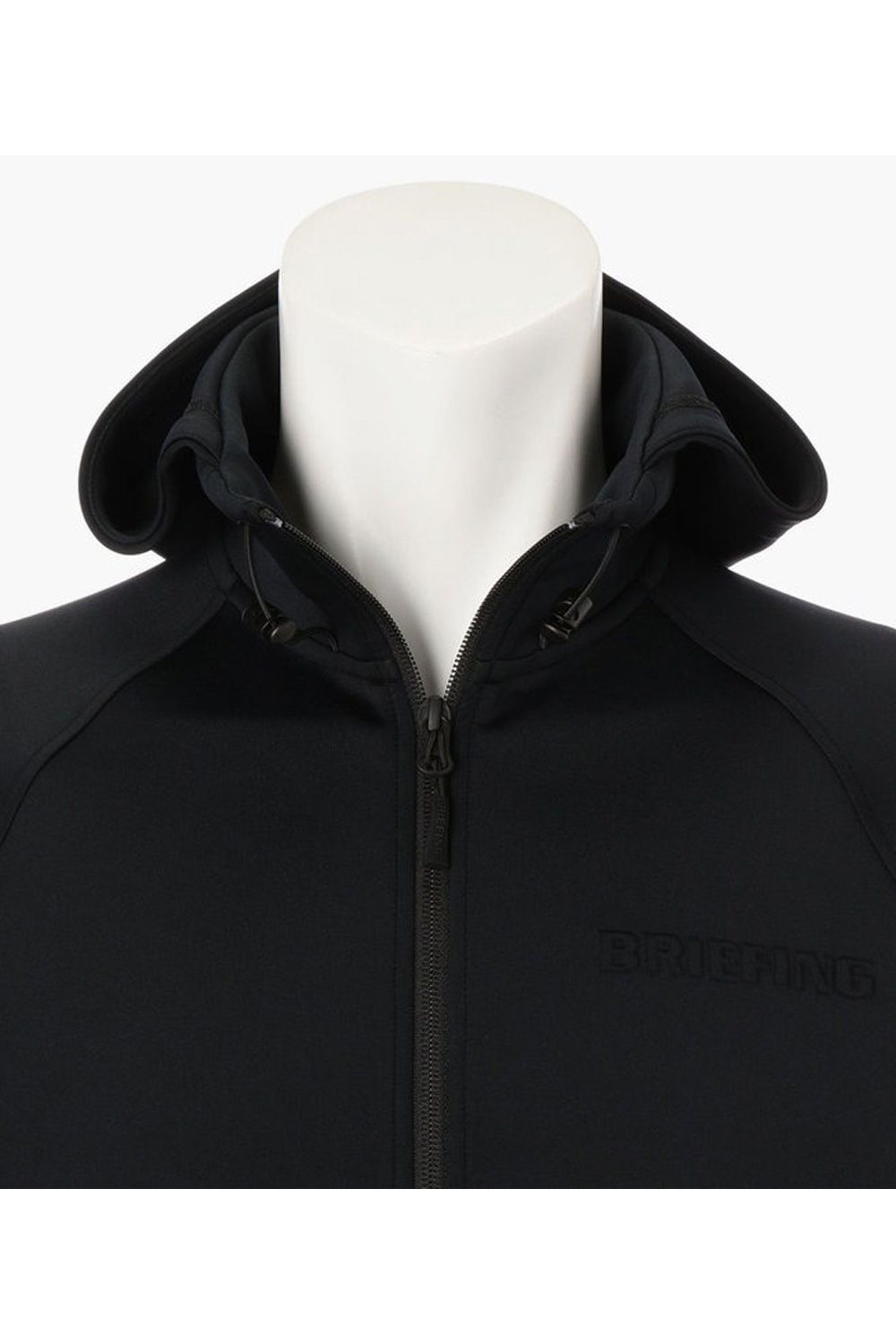 【25AW】MEN'S 3D LOGO PARKA / 3Dロゴ ストレッチジャージパーカー (ブラック)