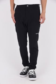 【2025AW】 S.I.D HYPER STRETCH PANTS / リフレクターロゴプリント シリコンワッペン テクニカルロングパンツ (ブラック)