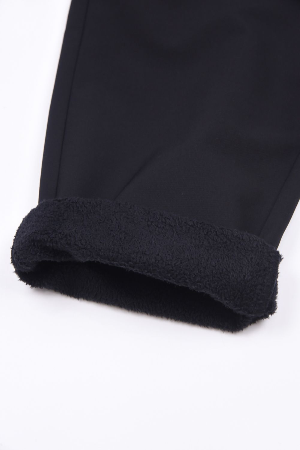 【25AW】 WATER REPELLENT WARM TAPERED PANTS / 撥水 裏起毛  テーパード パンツ (ブラック)