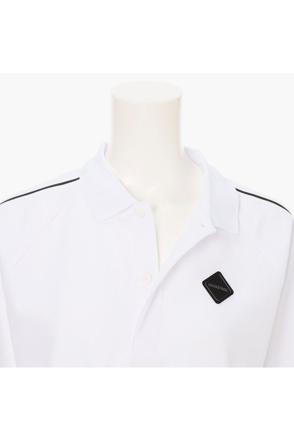 【26SS】【レディース】 WOMEN’S LINE POLO / カノコ生地 ラインロゴテープ リラックスフィット ポロシャツ (ホワイト)