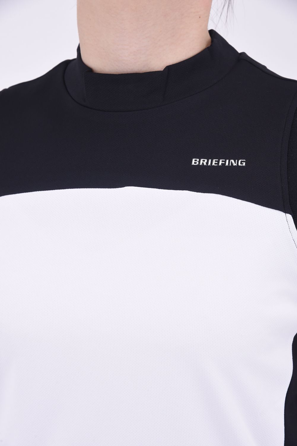 第一ネット BRIEFING - 【レディース】 WOMENS BI-CLR NS MOCK NECK レディースウェア