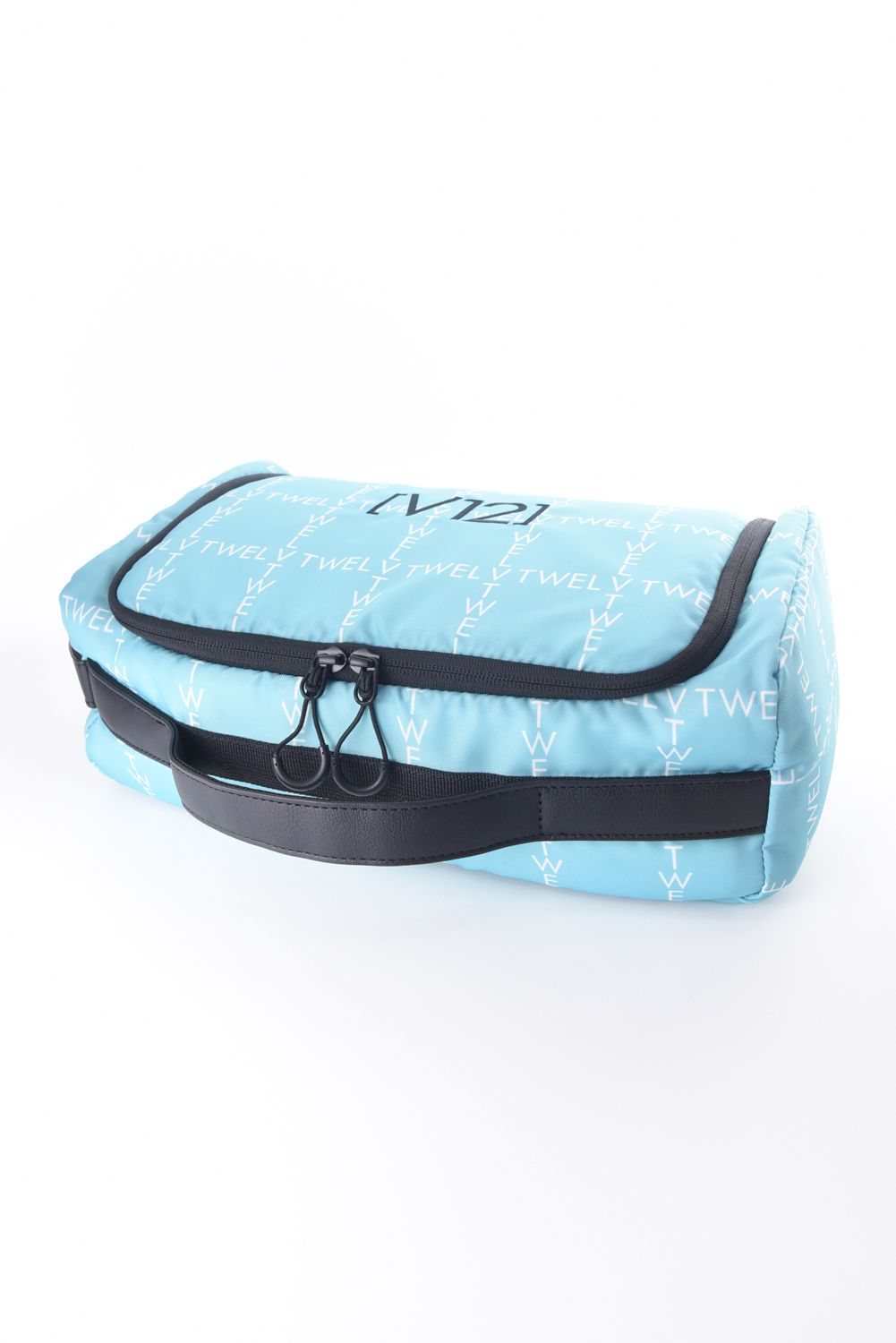 【26SS】 TYPO GRID SHOES CASE / ブランドロゴ シューズケース (ターコイズ)