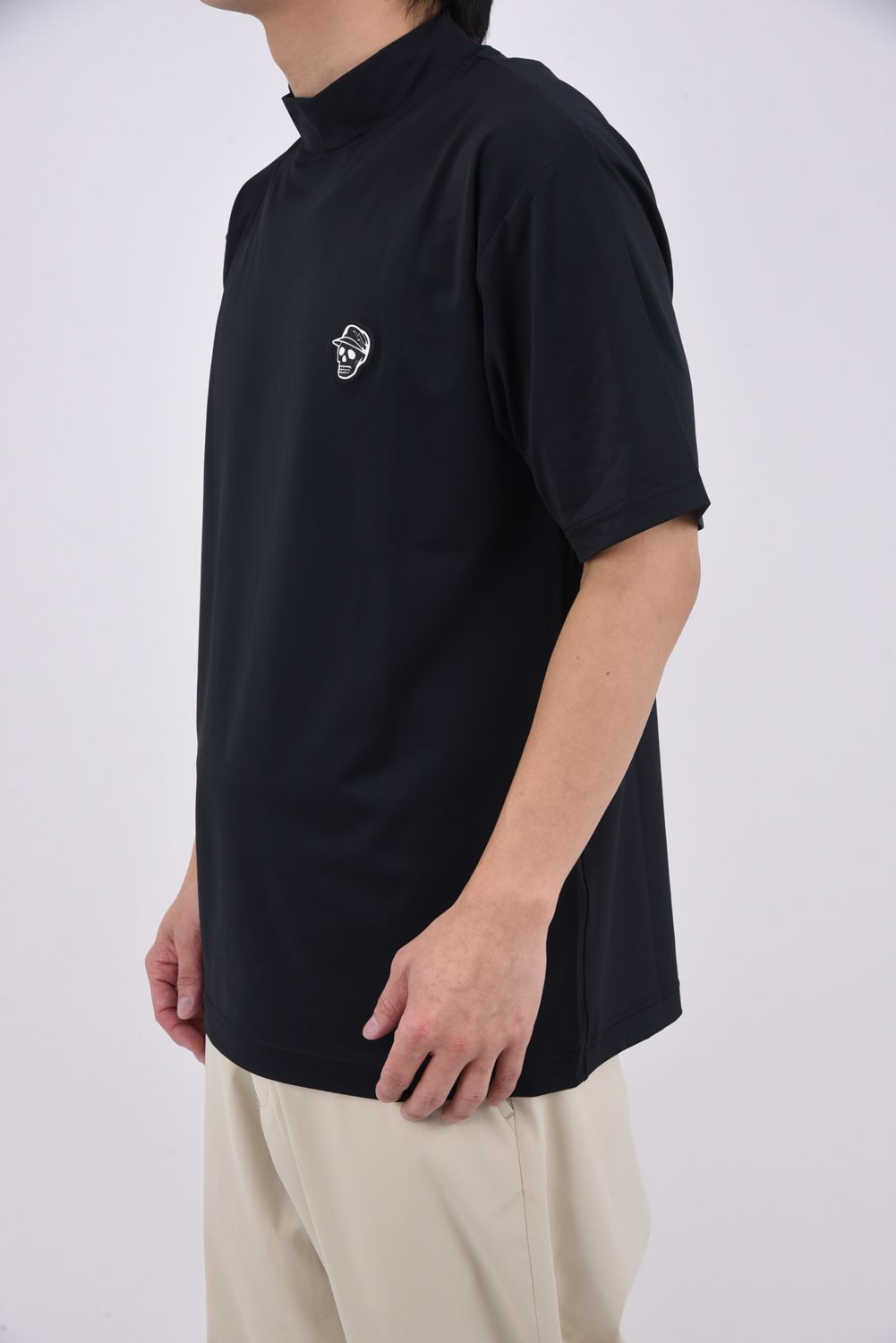 【26SS】 DVG MOCK TEE / モックネック Tシャツ (ブラック)