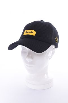 【26SS】 SILICON TAG WAFFLE CAP / シリコンタグ ワッフル キャップ (ブラック)*