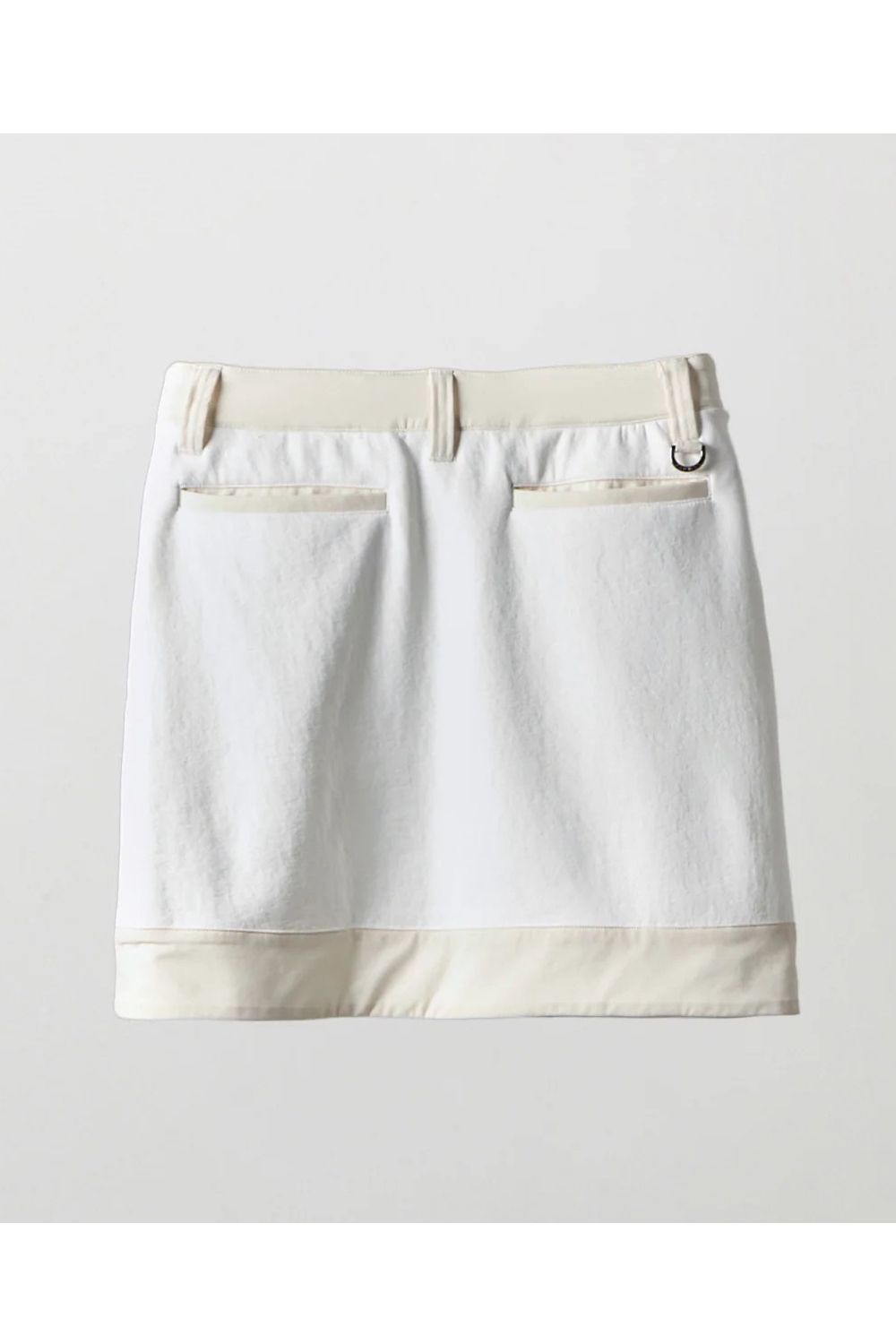 【26AW】 【レディース】 FLEECE COMBINATION SKIRT / フリース コンビネーション スカート (ホワイト)