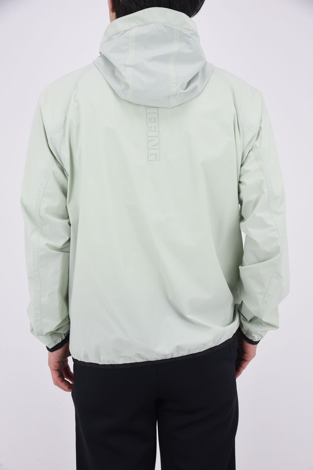 【26SS】 MEN'S POCKETABLE WIND PARKA / 4WAYストレッチタフタ ポケッタブル ライトパーカー (セージグリーン)