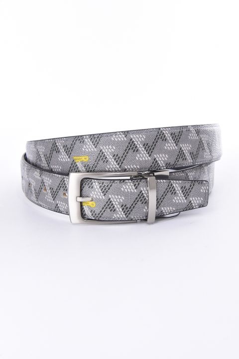 COUATL (コアトル) / ブランドオリジナルテキスタイル リバーシブル ベルト 35mm (シルバーグレー)