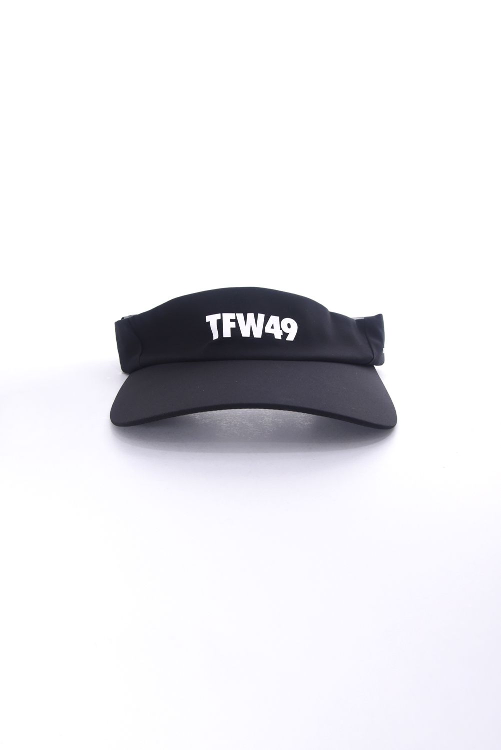 TAFFETA SUN VISOR / ブランドロゴ サンバイザー (ブラック)