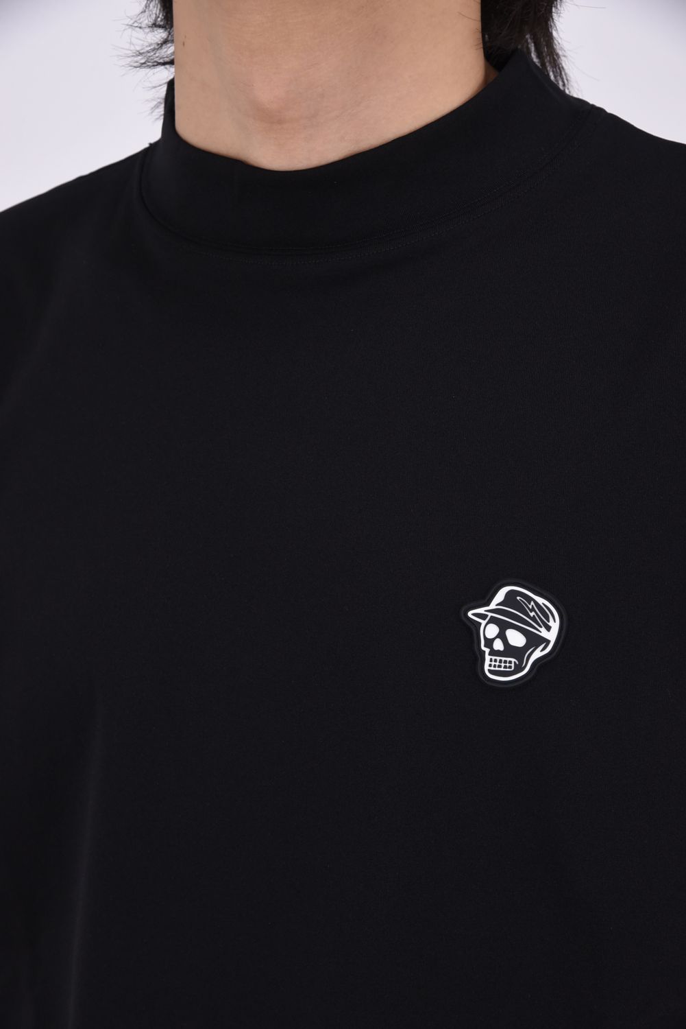 【26SS】 DVG SEASONAL MOCK T / シーズナル モックネック Tシャツ (ブラック)